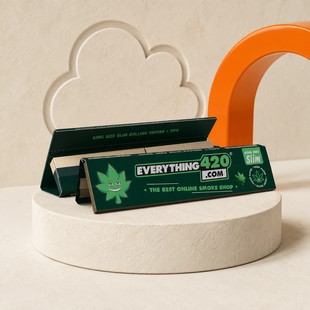 Everything 420 Hemp Rolling Papers w/ Tips product render