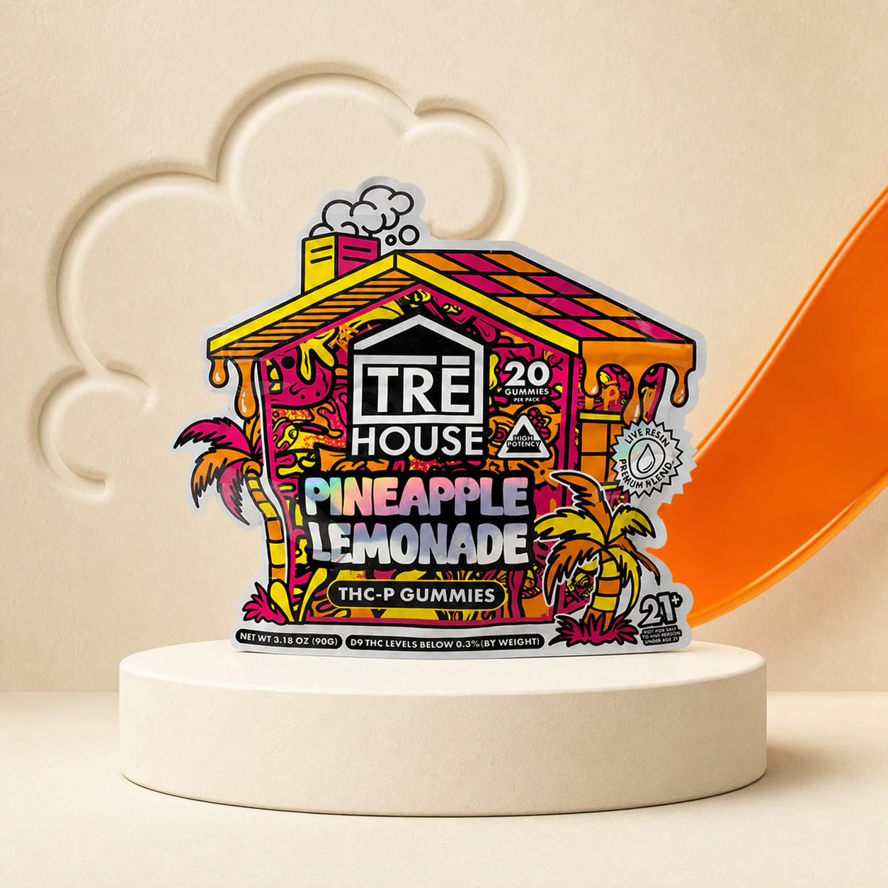 TRE House Live Resin Gummies product render