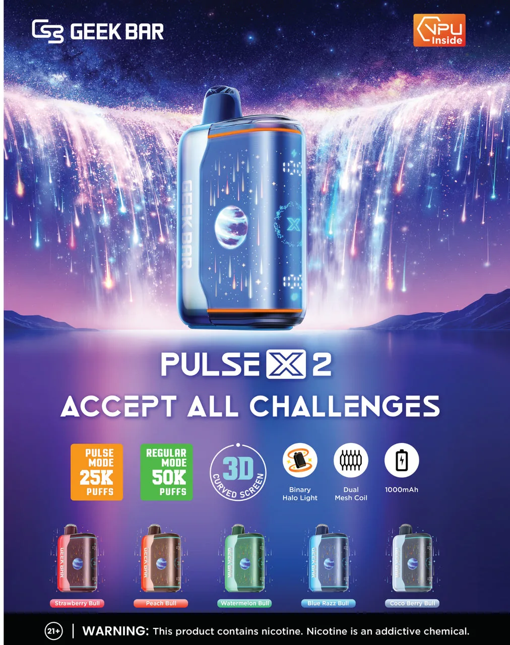 geek bar meloso vs pulse x — X, Pulse 2 25K & MINI Elf Bar Flavors & Strains:Supreme Jellybean Kush - Hybrid/Indica FAQ-GeekVape Z replacement glass